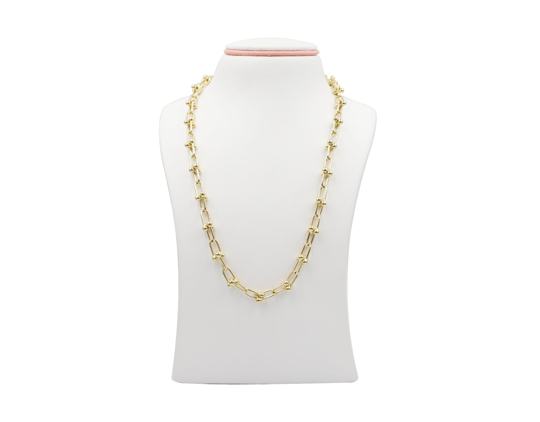 Elegant 18K gold necklace with minimalist design