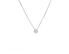 18K White Gold Necklace With Diamonds