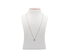 18K White Gold Necklace With Diamonds