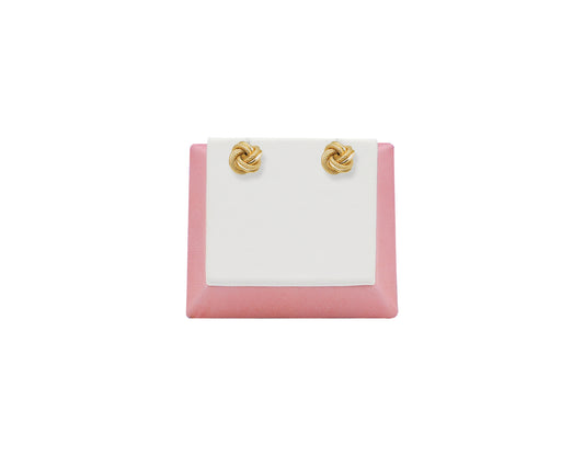 18K Gold Knot design stud Earring E01405