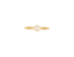 18K Gold Ring With half carat Diamond LMR06145