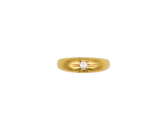 18K Gold Ring With Diamond ST00668