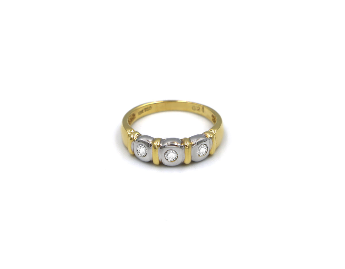 18K Gold Ring With Diamond DIDI1190