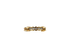 18K Gold Ring With Diamond E00025