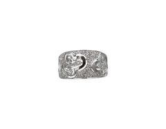 18K White Gold Ring With Diamonds HN356312