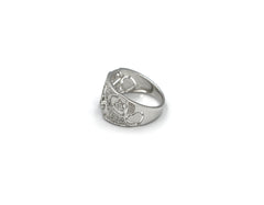 18K White Gold Ring With Diamond HN356326