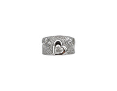 18K White Gold Ring With Diamond HN356326