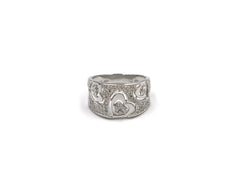 18K White Gold Ring With Diamond HN356326