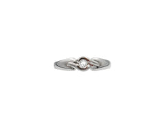 18K White Gold Ring With Diamond ID01475