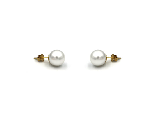 18K Gold Earring With South Sea Pearl LMR03803