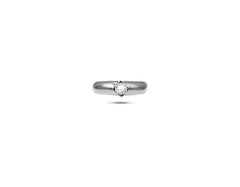 18K White Gold engagement  Ring With Diamond LMR00971