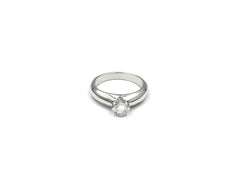 18K White Gold engagement  Ring With Diamond LMR00971