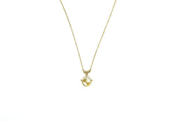 Infinity Necklace with Hearts