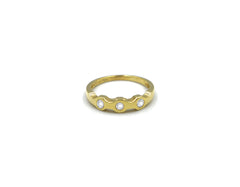 18K Gold Ring With Diamond NL04470