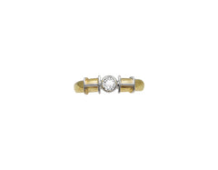 18K Gold Ring With Diamond NL79564