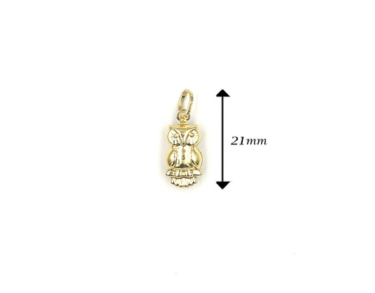 18K Gold Owl Pendant BG20005112/P00911