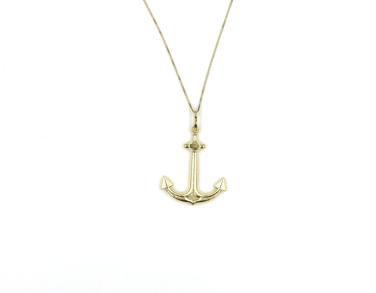 18K Anchor Gold Pendant BG20005485/P00951