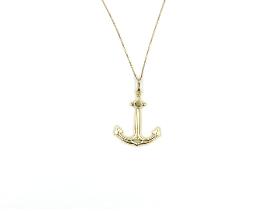 18K Anchor Gold Pendant BG20005485/P00951