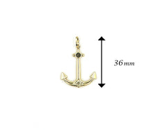 18K Anchor Gold Pendant BG20005485/P00951