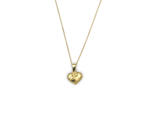 18K Gold Heart Pendant BG20005931/P01020