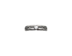 18K White Gold Ring With Diamond SK00676