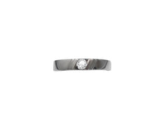 18K White Gold Ring With Diamond SK01540