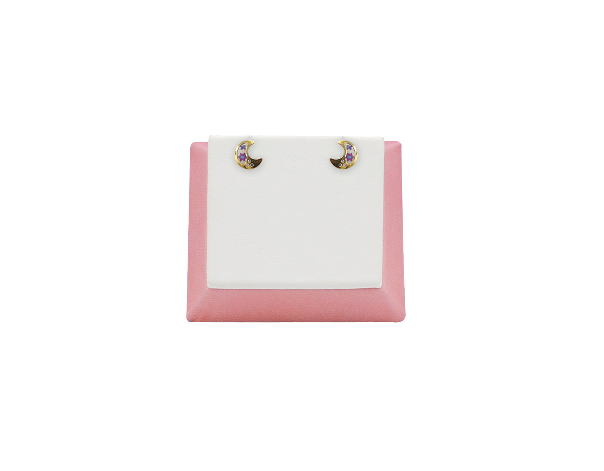 18K Gold Moon design Earring SP 06/48