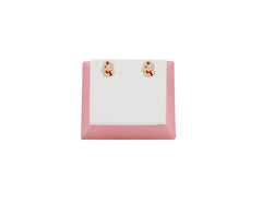 18K Gold Earring Hello Kitty Design SP 07SET02 ER