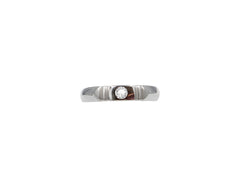 18K White Gold Ring With Diamond ST00847