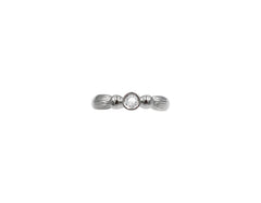 18K White Gold Ring With Diamond ST01859B