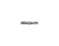 18K White Gold Ring With Diamond ST02691