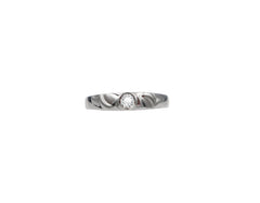 18K White Gold Ring With Diamond ST03049