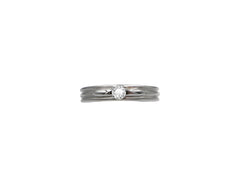 18K White Gold Ring With Diamond ST03208