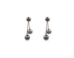 18K Gold Earring With Fresh Water pearl WJ004914