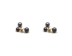 18K Gold Earring With Fresh Water pearl WJ004914